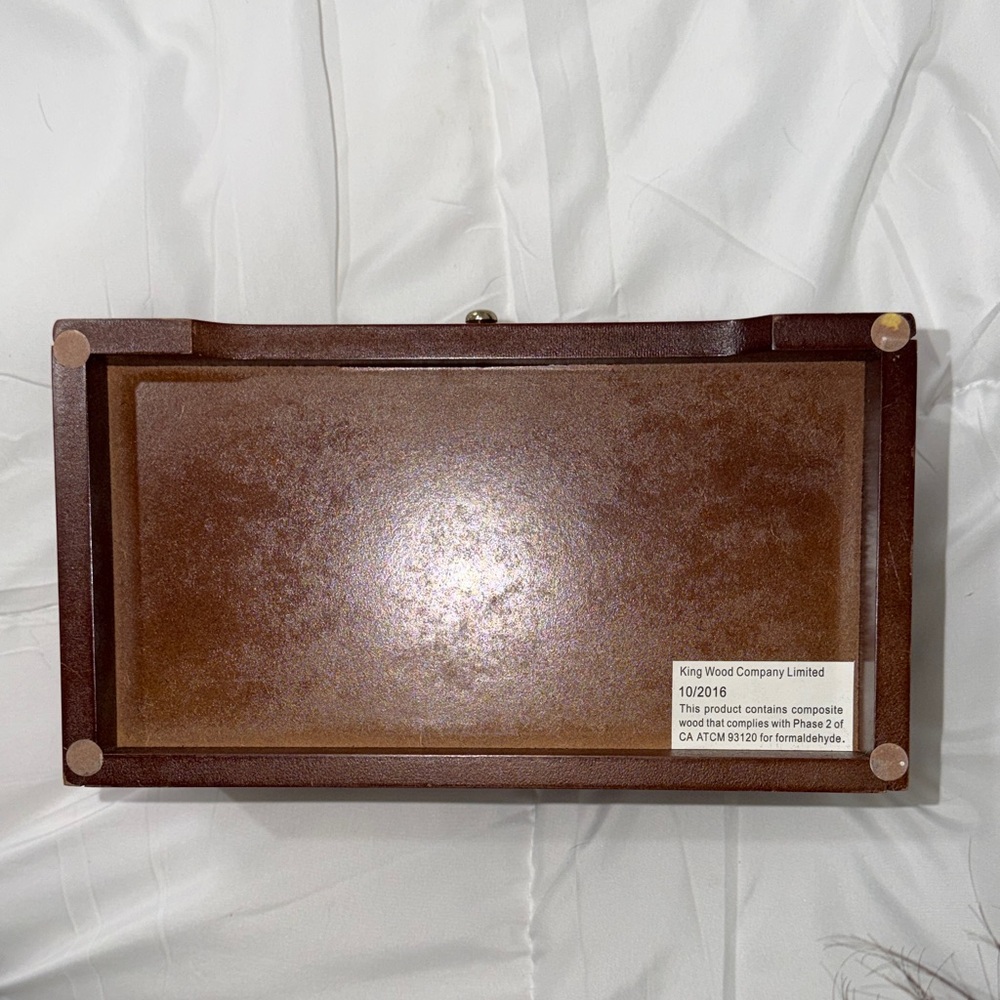 Elegant Brown Wooden Jewelry Box - Picture 7 of 11
